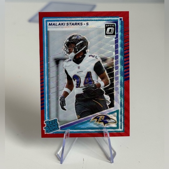 Panini Other - 🔥 2025 Malaki Starks Panini Donruss Optic Prizm Rookie Card. Baltimore ravens